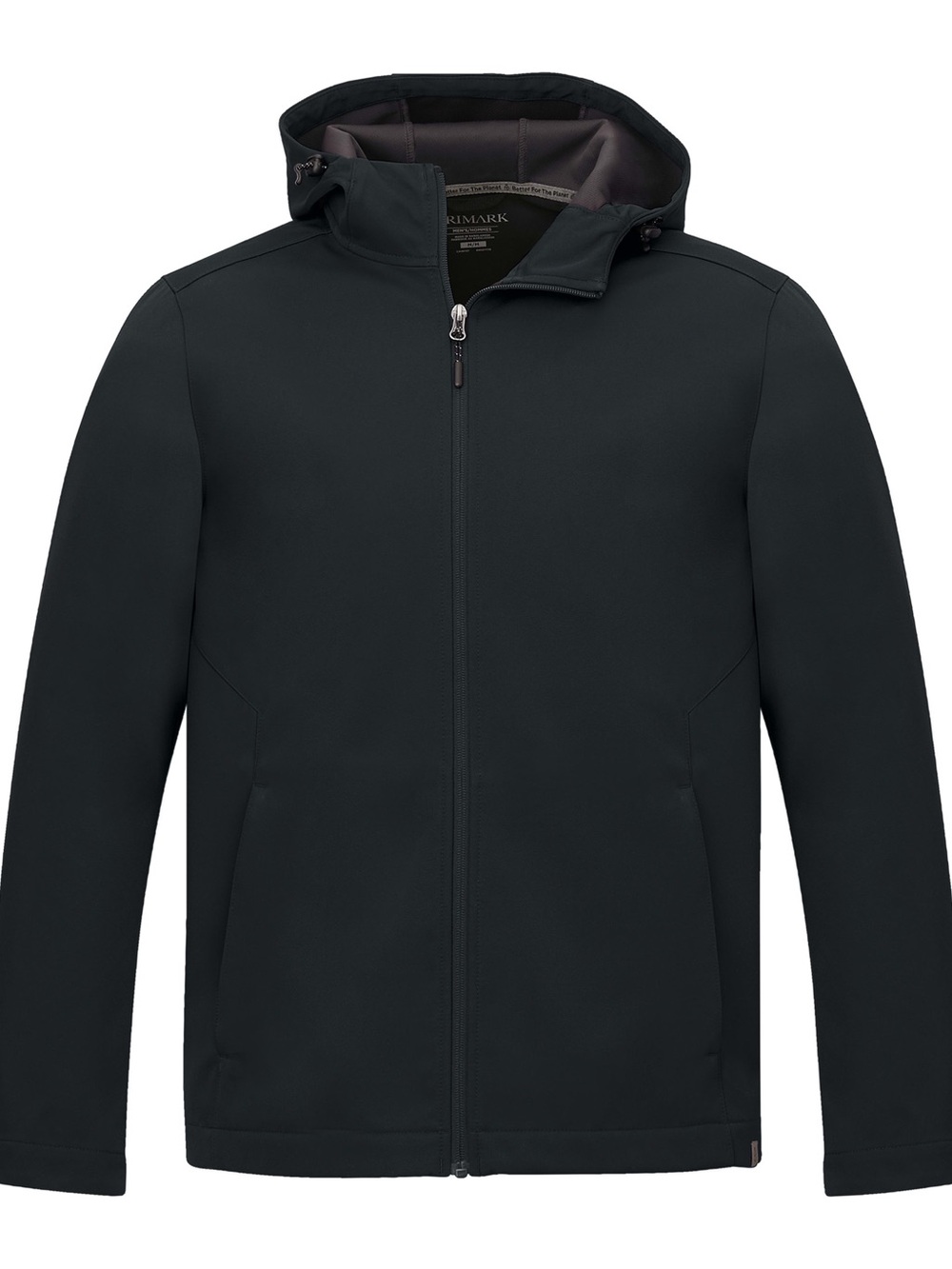 Men's navy Hooded Softshell Jacket